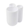 TOUCH TOOTHBRUSH HOLDER WHITE 10X8X10CM