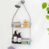 FLEX SHOWER CADDY WHITE 31X9X65CM - Image 2