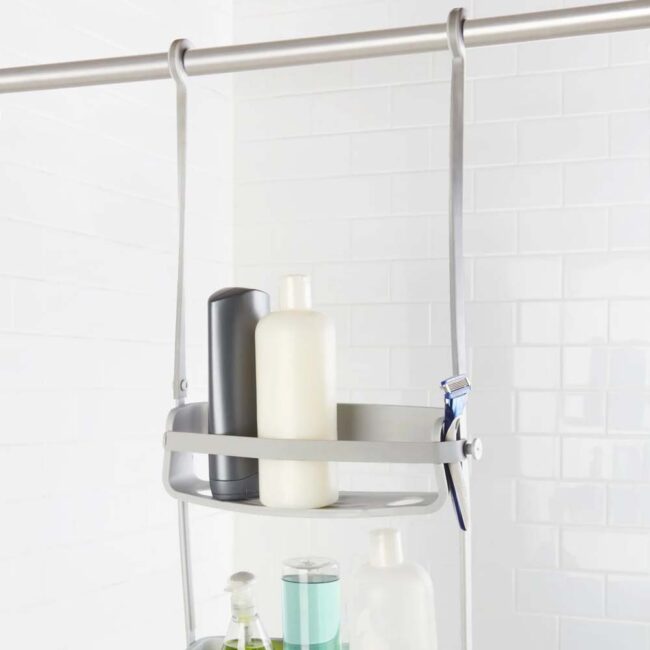 FLEX SHOWER CADDY WHITE 31X9X65CM - Image 3