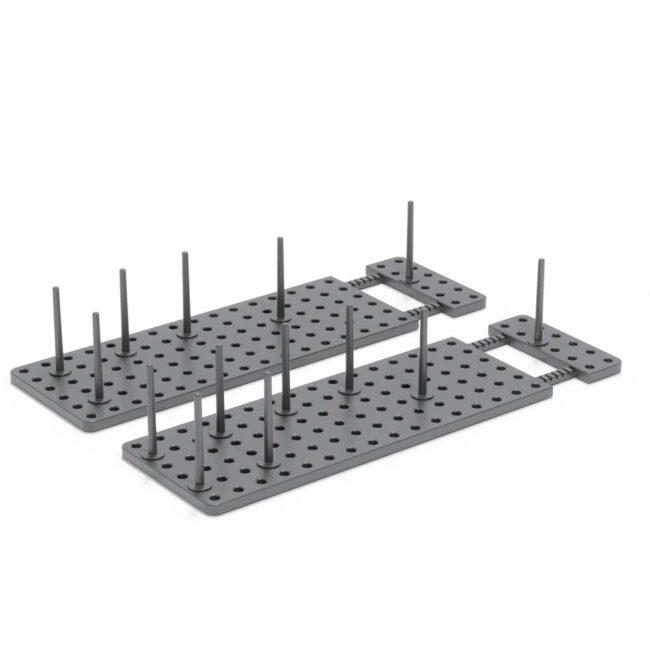 SET OF 2 PEGGY DRAWER ORG CHARCOAL 55X15X10CM - Image 4