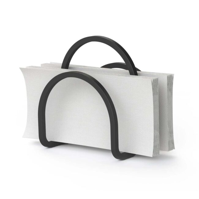 SQUIRE NAPKIN HOLDER BLACK 12X10X15CM - Image 3