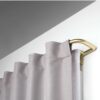 TWILIGHT DOUBLE CURTAIN ROD MAT NICKEL 122-224CM - Image 2