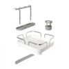 HOLSTER DISH RACK WHITE 42X34X15CM - Image 4