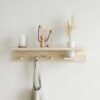 WOODY DESK PICTURE DISPLAY LARGE BLACK & NATURAL 25X13X31CM - Image 5