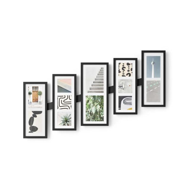 SET OF 5 SHUFFLE PICTURE DISPLAY 129X41X3CM - Image 5