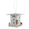 BIRD CAFE GREY 23X23X21CM