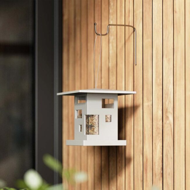 BIRD CAFE GREY 23X23X21CM - Image 3
