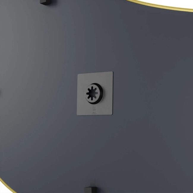 HUBBA PEBBLE BRASS 91X3X61CM - Image 3