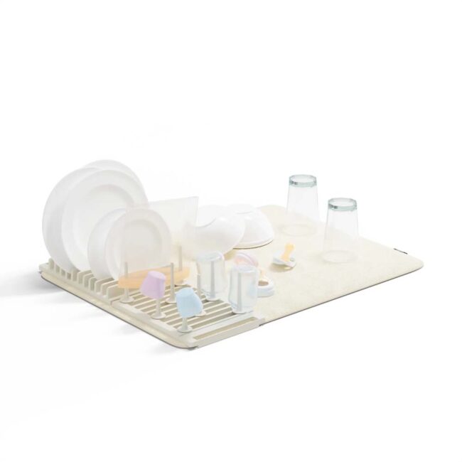 UDRY PEG DRYING RACK WITH MAT LINEN 47X17X9CM - Image 5