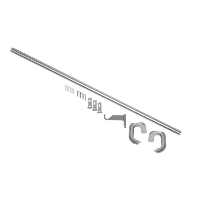 TWILIGHT CURTAIN ROD MAT NICKEL 122-224CM - Image 7