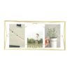 PRISMA PICTURE DISPLAY MULTI MATTE BRASS 48X23X8CM