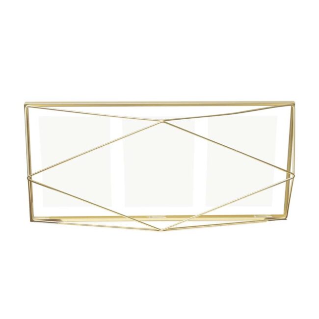 PRISMA PICTURE DISPLAY MULTI MATTE BRASS 48X23X8CM - Image 3