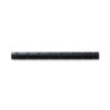 WALL FLIP 6 HOOKS BLACK 0.93KG 81X6X3CM