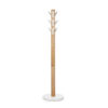 FLAPPER COAT RACK WHITE/NATURAL 7.64KG 40X40X168CM
