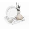 SINKIN DISH RACK WHITE/NICKEL 0.83KG 36X28X14CM - Image 2