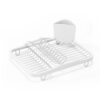 SINKIN DISH RACK WHITE/NICKEL 0.83KG 36X28X14CM
