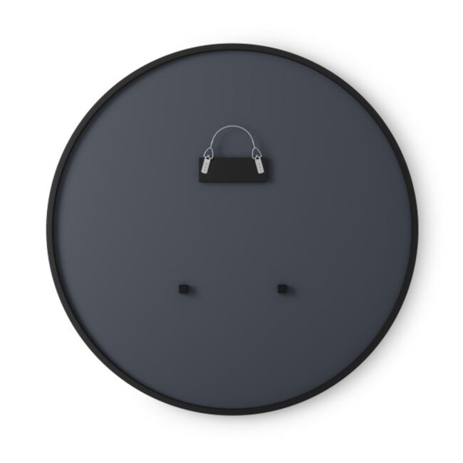HUB WALL MIRROR BLACK 7.48KG 94X3X94CM - Image 3