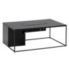 COSIDESIGN LINE BLACK FRAME & BLACK MARBLE LOOK TOP 120X80X47CM - Image 6