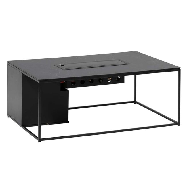 COSIDESIGN LINE BLACK FRAME & BLACK MARBLE LOOK TOP 120X80X47CM - Image 6