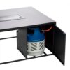 COSIDESIGN LINE BLACK FRAME & BLACK MARBLE LOOK TOP 120X80X47CM - Image 8