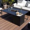 COSIDESIGN LINE BLACK FRAME & BLACK MARBLE LOOK TOP 120X80X47CM - Image 2