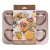 NONSTICK BAKING PAN HEARTS 34.5X26X2.5CM