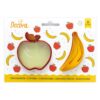 SET OF 2 COOKIE CUTTERS BANANA & APPLE 2.5X8.5X2.2CM & 7X7.5X2.2CM