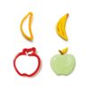 SET OF 2 COOKIE CUTTERS BANANA & APPLE 2.5X8.5X2.2CM & 7X7.5X2.2CM - Image 4