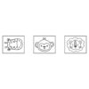 WOODEN SET OF JUNGLE ANIMAL STAMPS 3PCS 20X25MM - Image 2