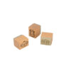 WOODEN SET OF JUNGLE ANIMAL STAMPS 3PCS 20X25MM