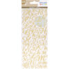 SELF-ADHESIVE ALPHABET GLITTER GOLD 177PCS - Image 3