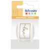 GOLD "LOVE" STICKER STAMPS 3M ROLL 80PCS 25X35MM - Image 2