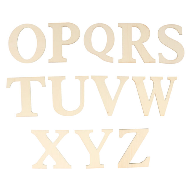 WOODEN ALPHABET BOX 130PCS 6CM - Image 3