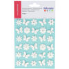 WHITE PAPER EMBELLISHMENTS DIAM. 2CM 30PCS