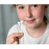 WHITE PAPER EMBELLISHMENTS DIAM. 2CM 30PCS - Image 4