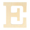 WOODEN LETTER "E" 11.5CM