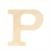 WOODEN LETTER "P" 11.5CM