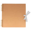 RECYCLED KRAFT ALBUM WITH 40 PAPER SHEETS 25X25CM
