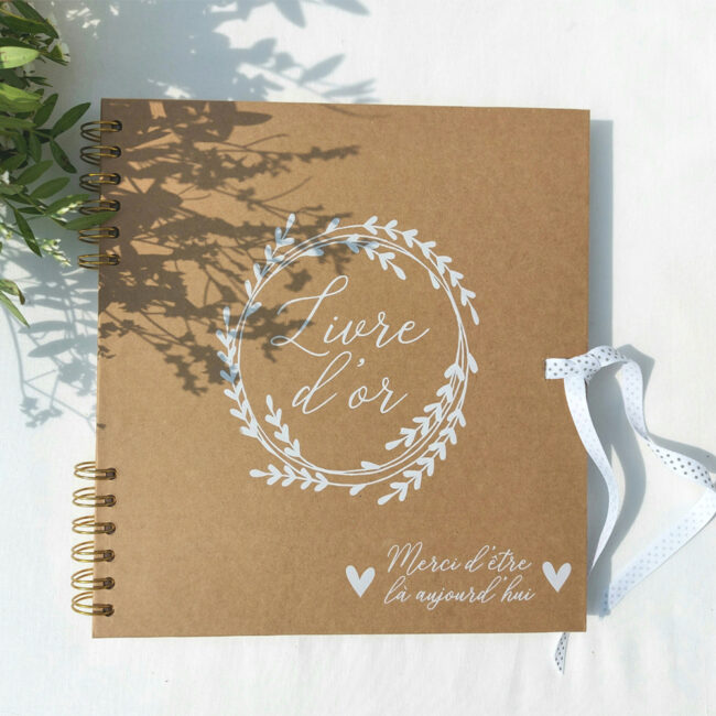 RECYCLED KRAFT ALBUM WITH 40 PAPER SHEETS 25X25CM - Image 4