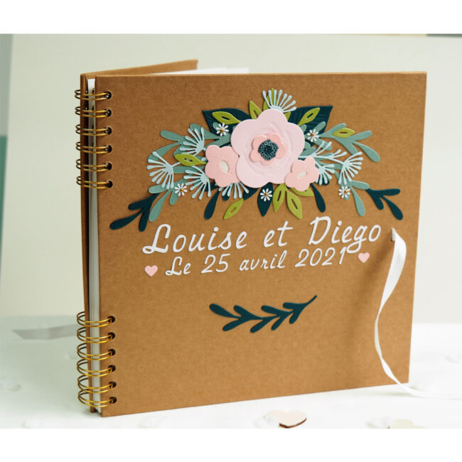 RECYCLED KRAFT ALBUM WITH 40 PAPER SHEETS 25X25CM - Image 3