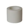 TEALIGHT HOLDER JULA WHITE 6.5X6.5X5.5CM