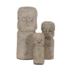 CERAMIC SUMBA STATUE CREAM 6X6X13CM - Image 2