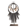 BLACK OCTO NECKLACE STAND 27X10X46CM