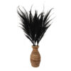 MINI HAY PLUME BLACK 30X2X115CM - Image 2