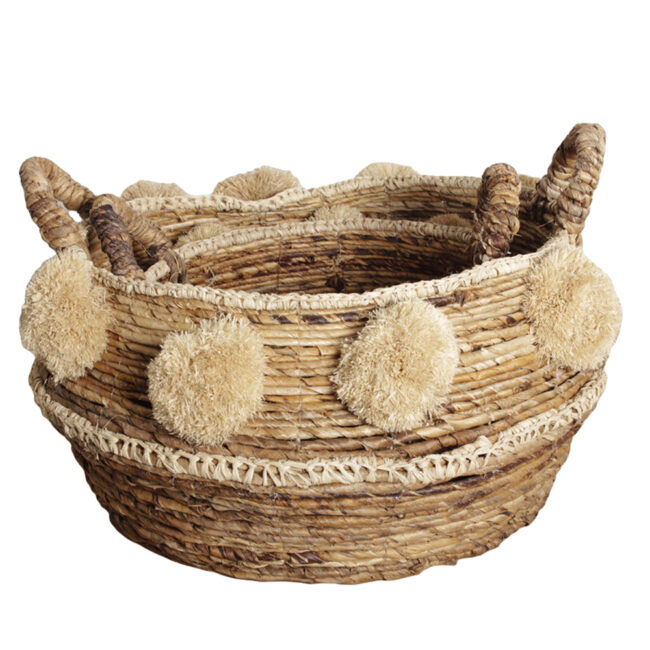 POMPOM BASKET 50X50X30CM - Image 4