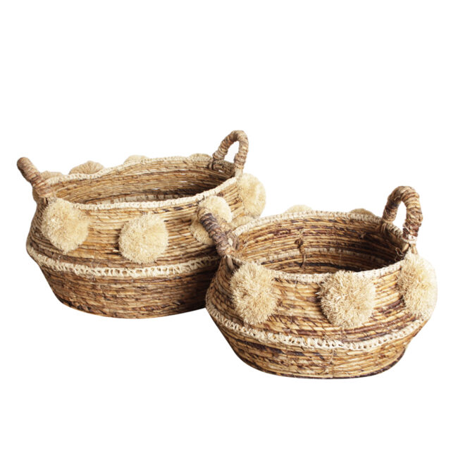 POMPOM BASKET 50X50X30CM - Image 3