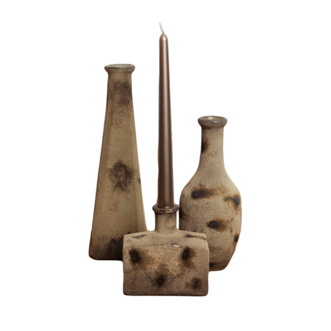 GLASS VASE MARS 9X9X28CM - Image 3
