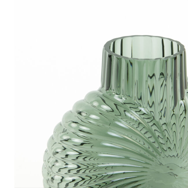 VASE MIA GLASS GREY 18.5X8.5X25CM - Image 4