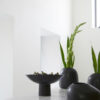 DISH ON BASE LEVANI CERAMIC BLACK 28X18.5CM - Image 4