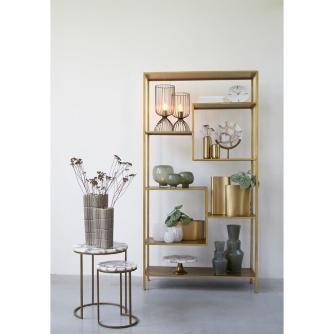 VASE LEVA SHINY MATT BRONZE 7.5X22CM - Image 3